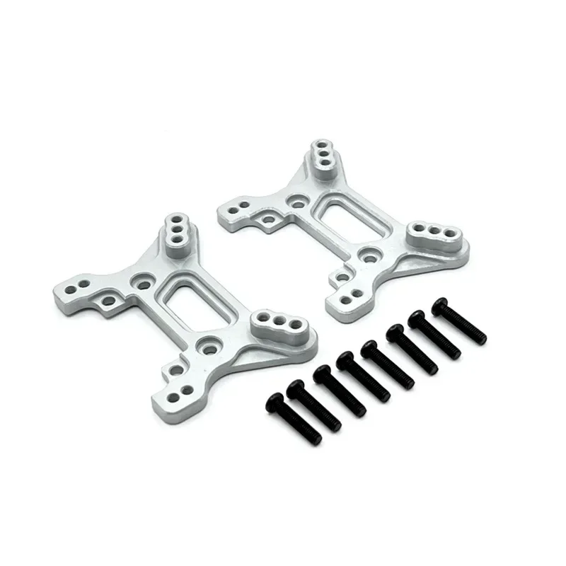 Piezas de Repuesto de Metal para coche teledirigido, soportes de suspensión delantera y trasera para Wltoys 104072