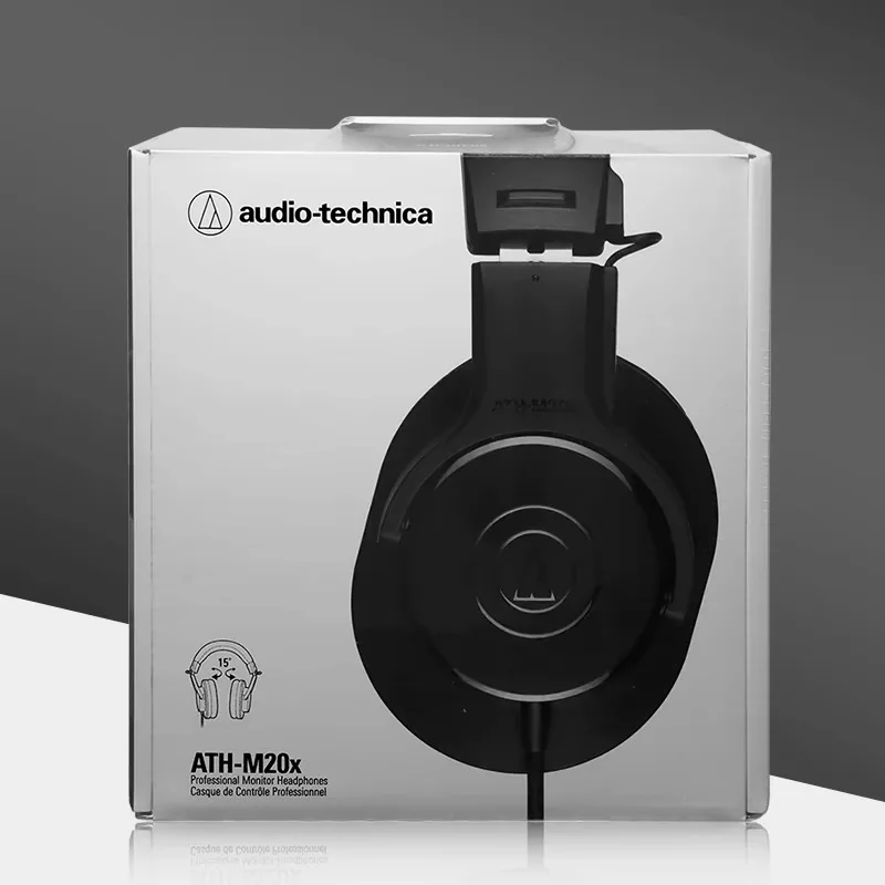 ATH-M20X Fones de ouvido professionnels originaux para estúdio com fio e moniteur para audio-technica ATH-M20X Fones de ouvido professionnels originaux para estúdio com fio e moniteur para audio-technica