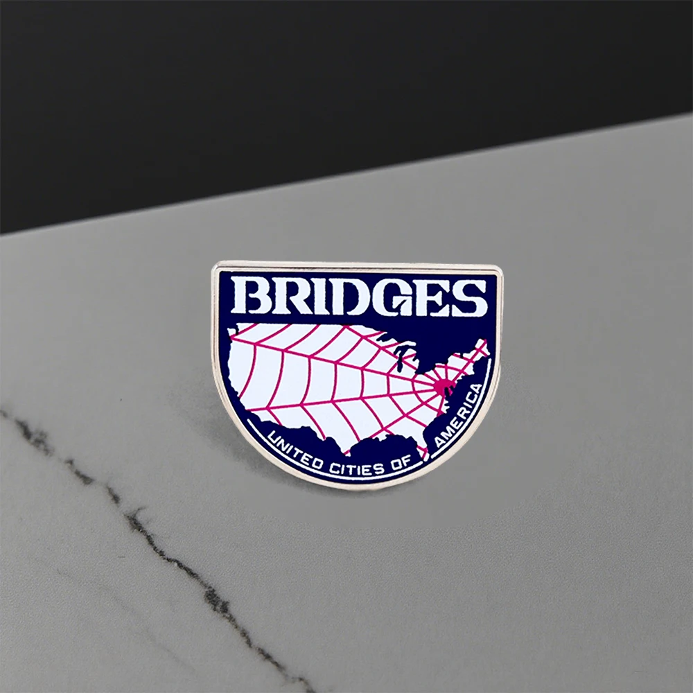 Classic Action Rescue Game Brooch Death Stranding Badge Fashion Collar Jewelry Enamel Pin Game Player Peripheral Decoration Gift