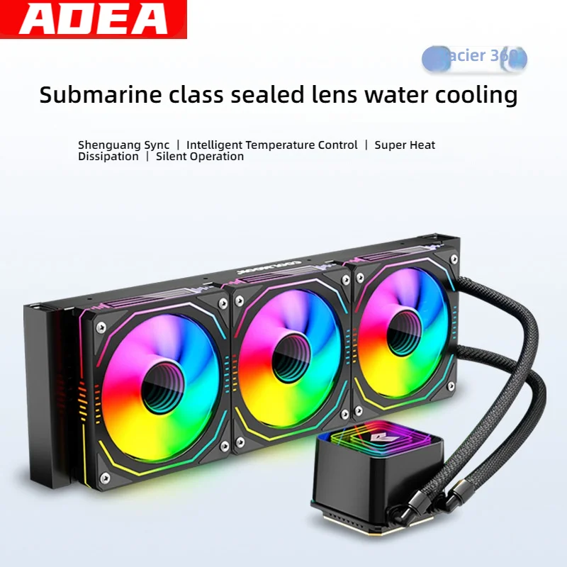

240/360mm CPU Water Cooler Efficient Liquid Cooling Heatsink Colorful Radiator For LGA 20XX 1700 1200 115X AM4 AM5