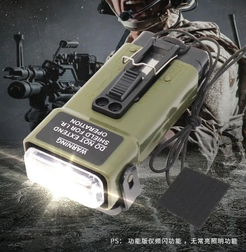 FMA Tactical Airsoft MS2000 Working Distress Marker Functional Strobe Light Helmet Survival Lamp /Hunting Dummy Model Version