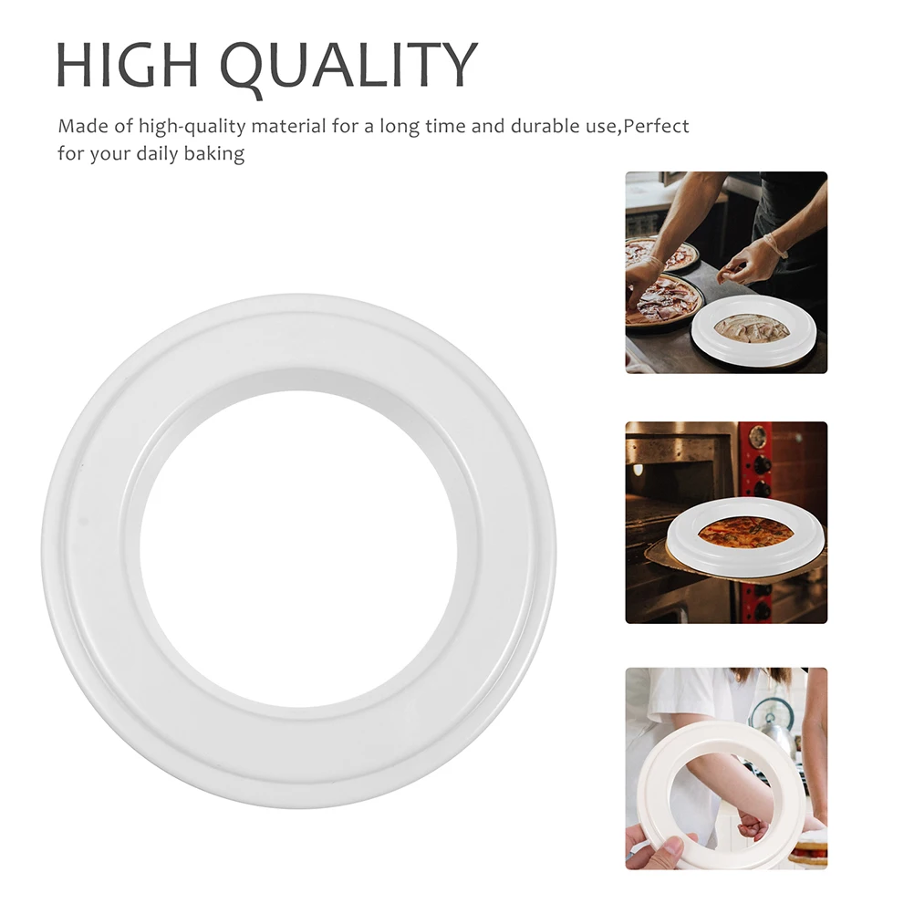 

1 шт. пластиковый кольцо-дозатор для соуса для пиццы, кухонный инструмент для приготовления пиццы, глубокий, для добавления ингредиентов, легко моется и многоразового использования при приготовлении пищи