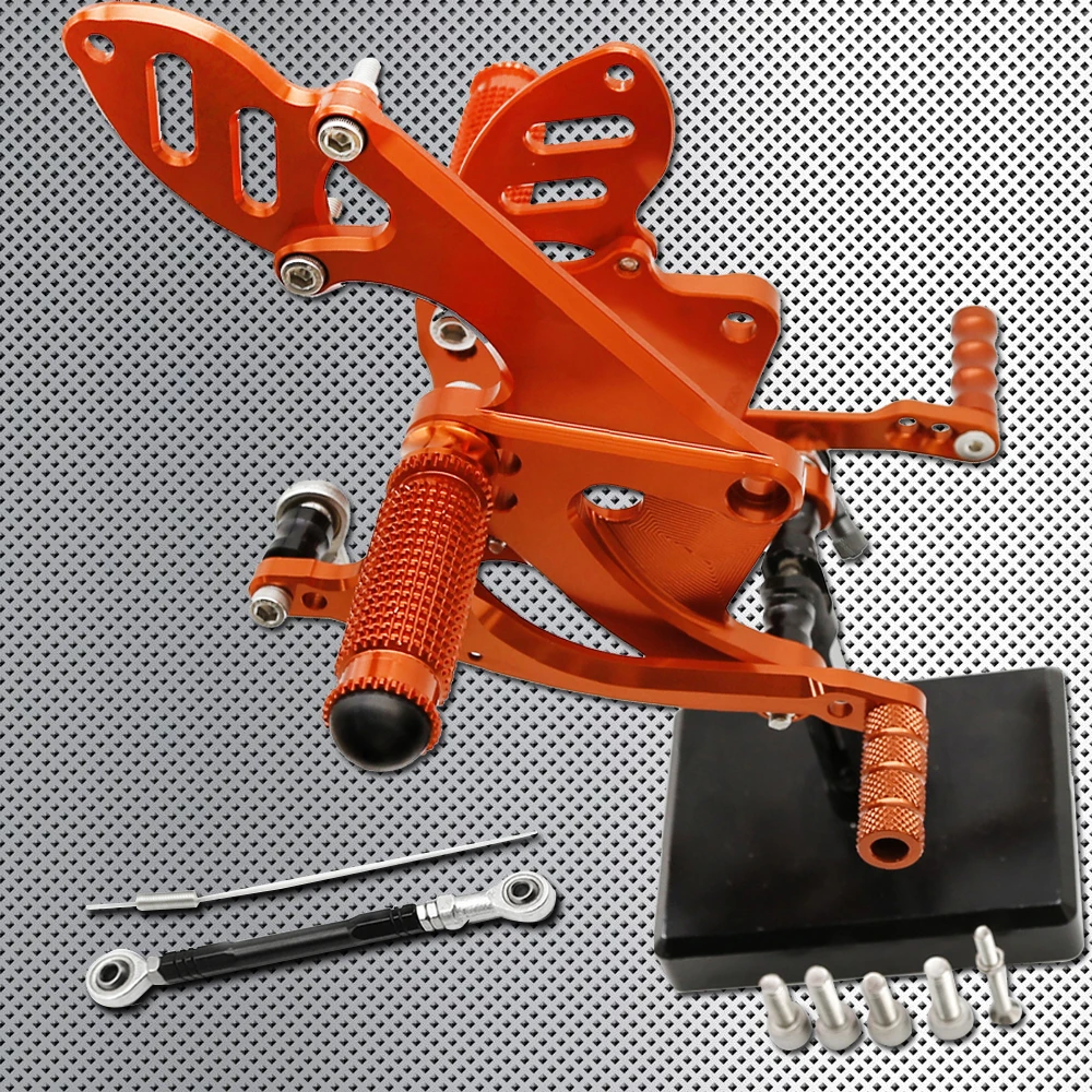 For KTM Super Duke SuperDuke 1290 R/GT 1290R 1290GT 2014-2020  Motorcycle Foot Pegs Pedal Footrest Adjustable Rearset Footpeg