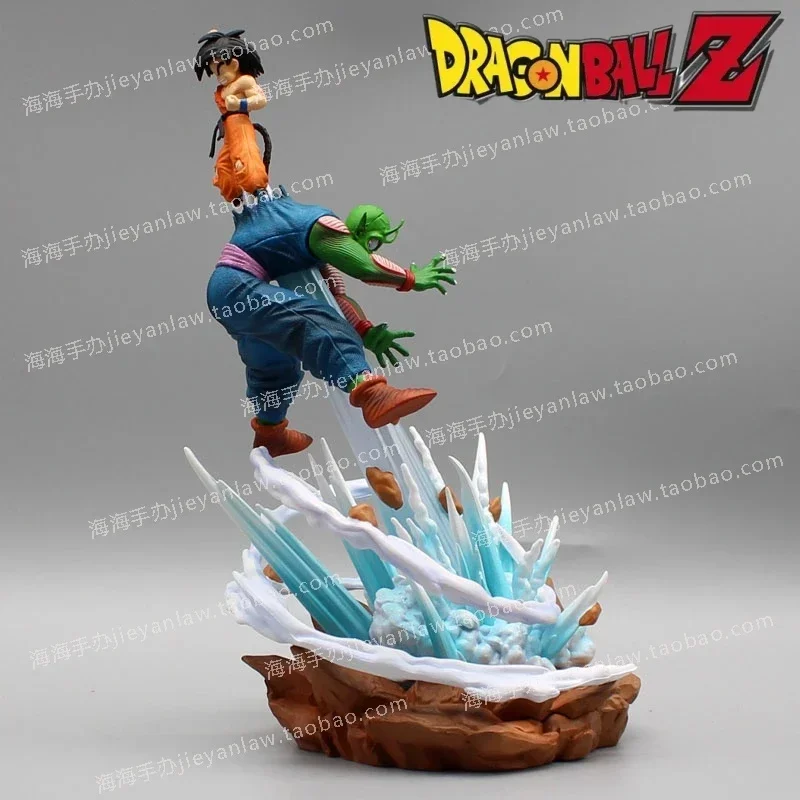 Aniem-figura de acción de Dragon Ball Z, Piccolo Vs Son Goku, figura de onda penetrante en la tierra, estatua de Pvc, modelo de muñecas, juguetes para niños