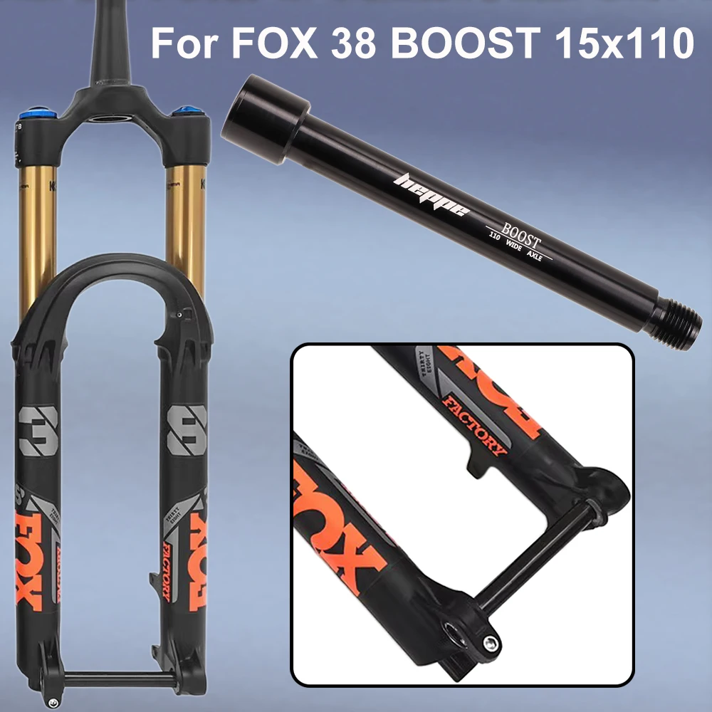 HEPPE Bike 15x100/110 20x110 Thru Axle MTB Front Fork Shaft Skewer Bike Front Wheel Hub Axle for FOX 32/34/36/38/40 Front Fork view 3