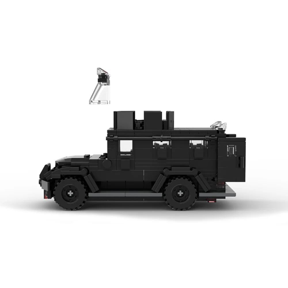 302PCS MOC Speed Champions SWAT Truck G3 Model Building Blocks Technology Bricks DIY Assembly Kids Toys Gifts