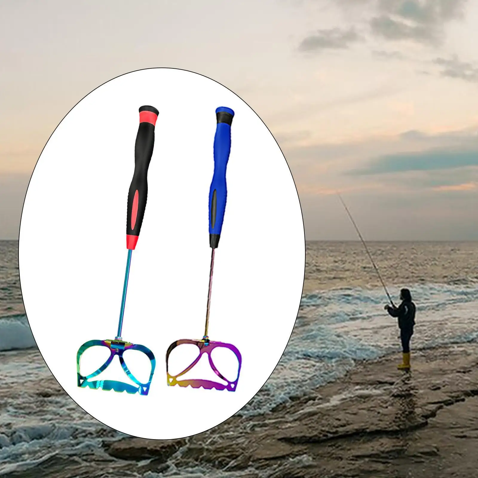 

Fishing Lures Scoop Easily Break Shrimp Bricks Lightweight Non-slip Grip Shrimp Brick Scoop Mixing Shovel Fishing Lures Shovel