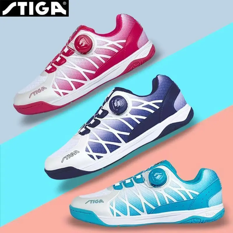 STIGA table tennis shoes summer new Stika competition specific breathable anti slip sole sports training shoes