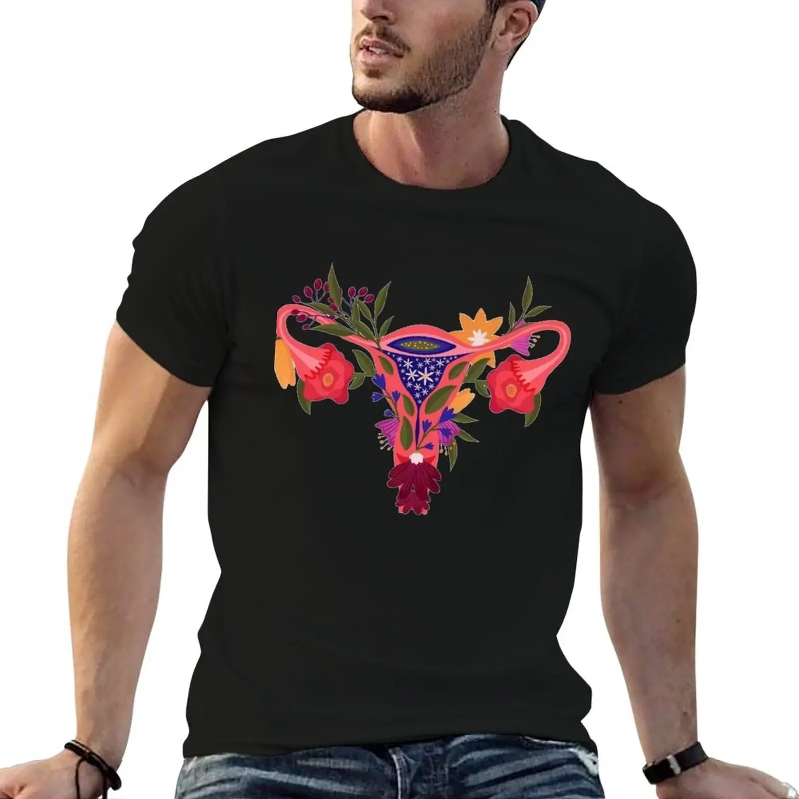 

Womb With Flowers ||Female Reproductive System|| T-Shirt tops new gifts and t-shirts anime shirts men
