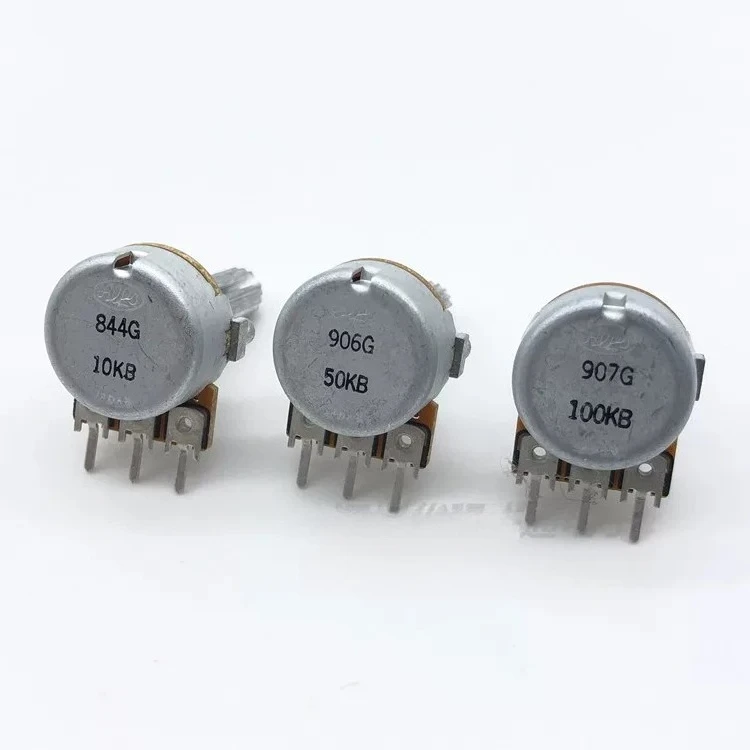 16Type Single Gang Potentiometer B10K B50K B100K 20mm Shaft for ALPS