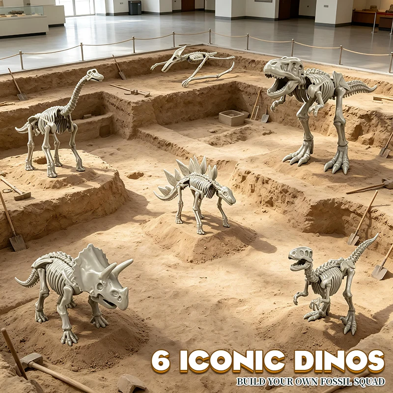 Symulacja Skamieniałości Dinoz – Model Kit Dinosaur recenzja i cena