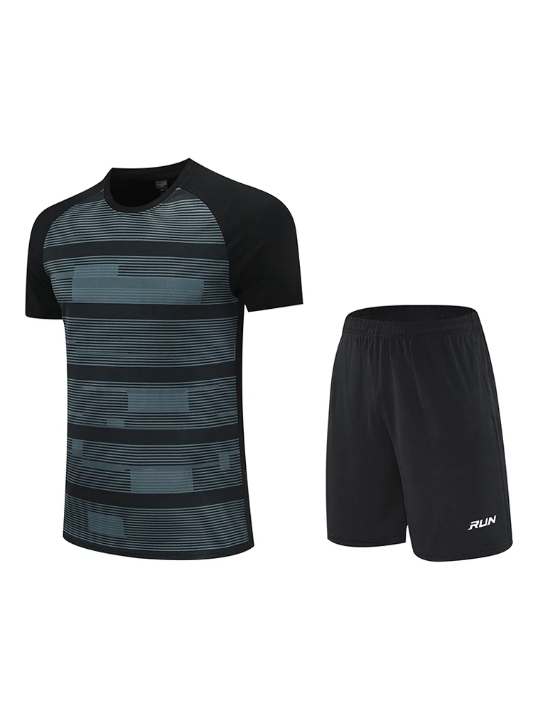

Новый комплект уличной одежды для фитнеса круглый Ne ort Sve Running orts для мужчин и женщин Qui Dry One Комплект из двух предметов Летний комплект F...