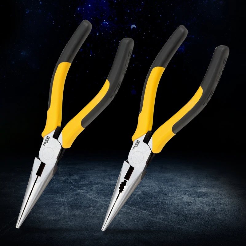 

Tajima Japanese needle-nose pliers 6 "8" maintenance needle-nose pliers Needle-nose pliers labor-saving pliers