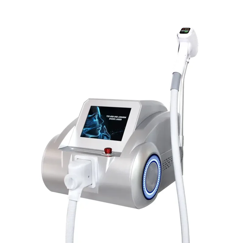 Professional Diode 4 Waves 755 808 940nm 1064nm Permanent Painless Rejuvenation Device