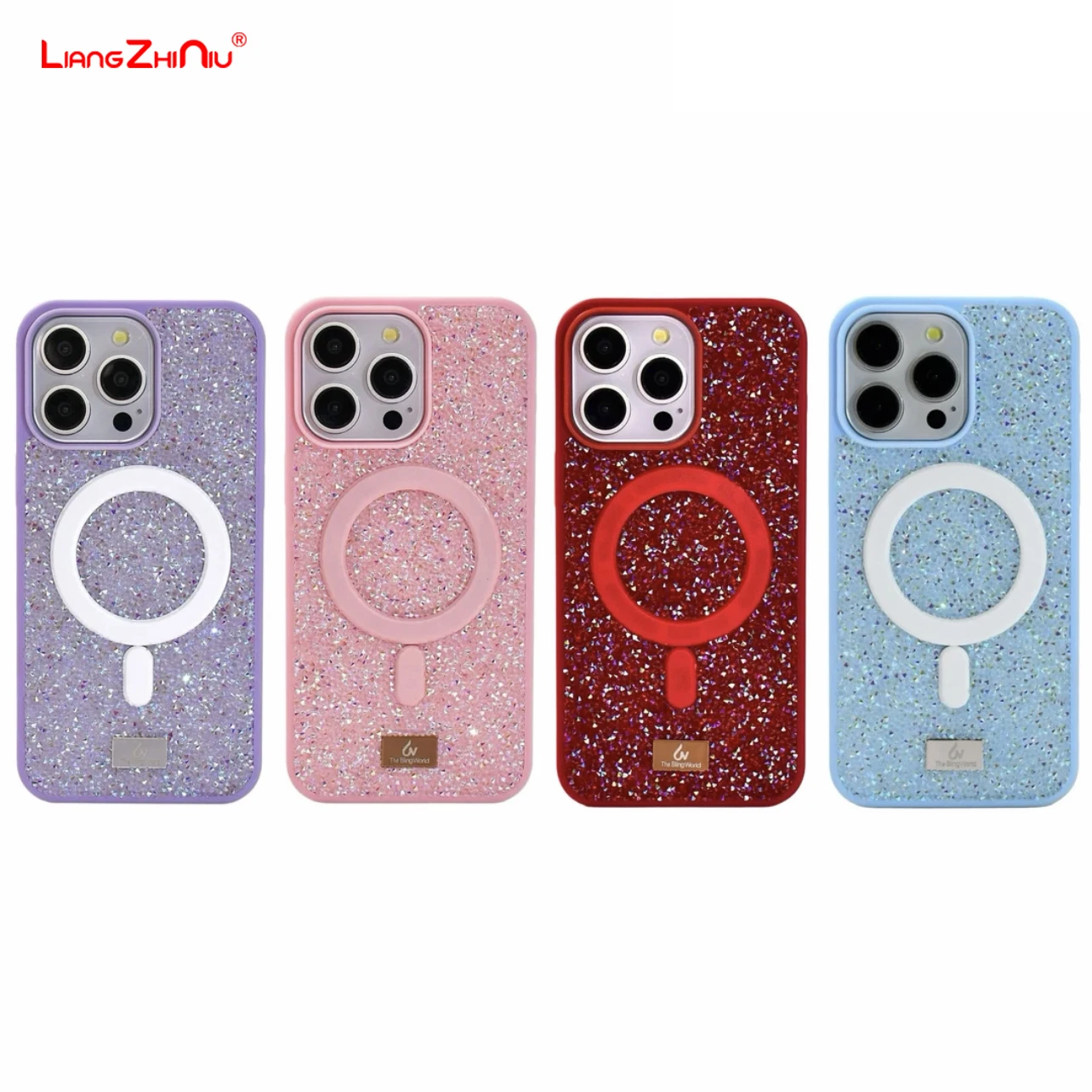 

Premium Luxury Glitter Star Diamond Phone Case For Apple 16pro 15 Iphone14 13 12 Rhinestone Bling All-Inclusive Drop-Proof Case