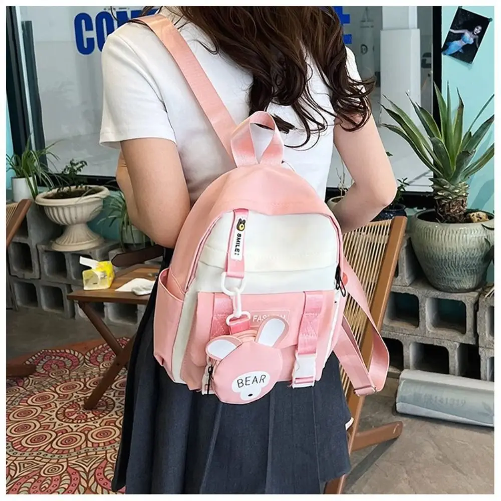 حقيبة ظهر ذات أكتاف ذات سعة كبيرة My Melody Cinnamoroll Kuromi حقيبة مدرسية كاجوال متعددة الاستخدامات للأطفال بحزام قابل للتعديل حقيبة ظهر للسفر