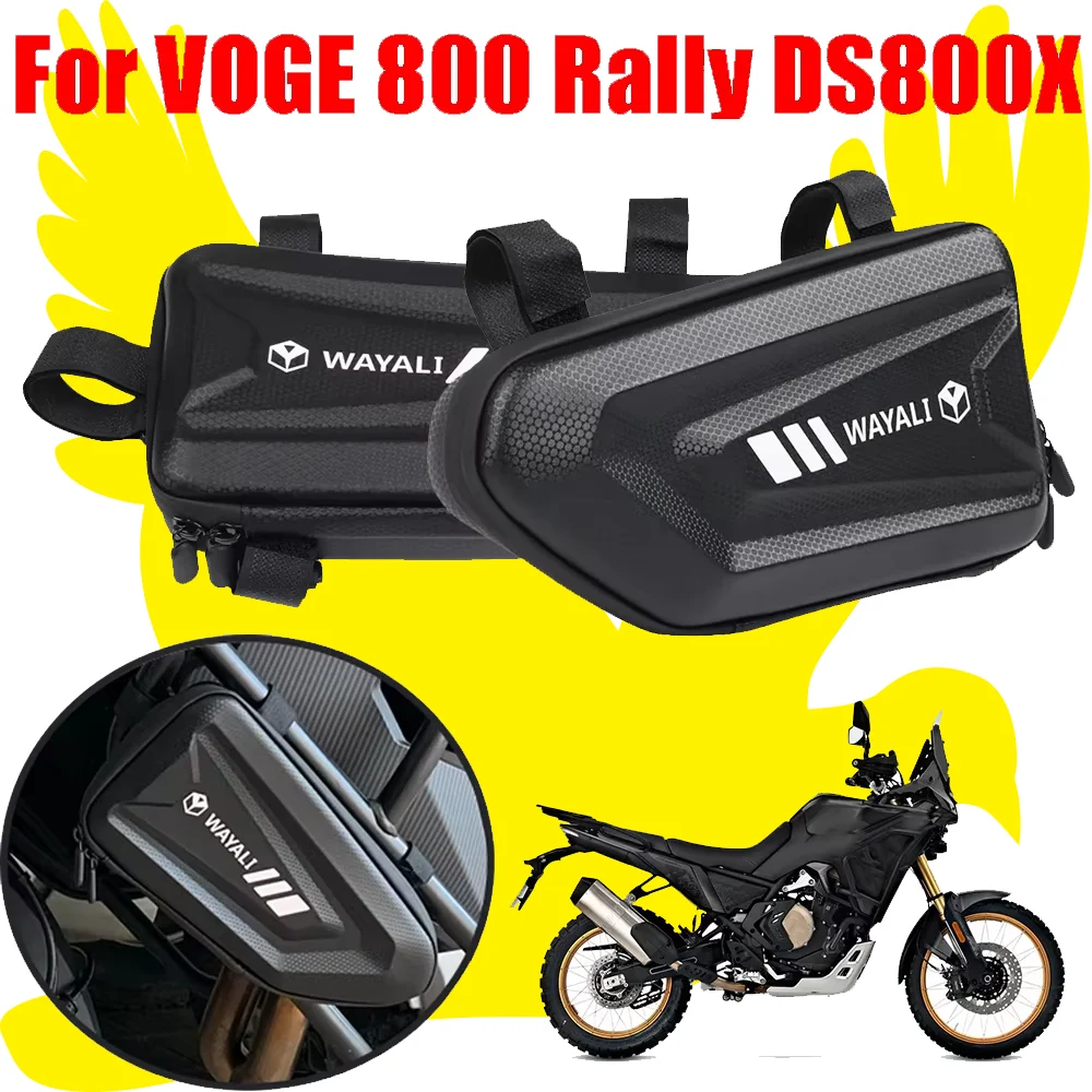 

For VOGE 800 Rally DS800X 800DSX DSX800 DSX 800 DSX DS800 Accessories Side Bag Tool Bags Frame Bumper Rod Waterproof Storage Bag