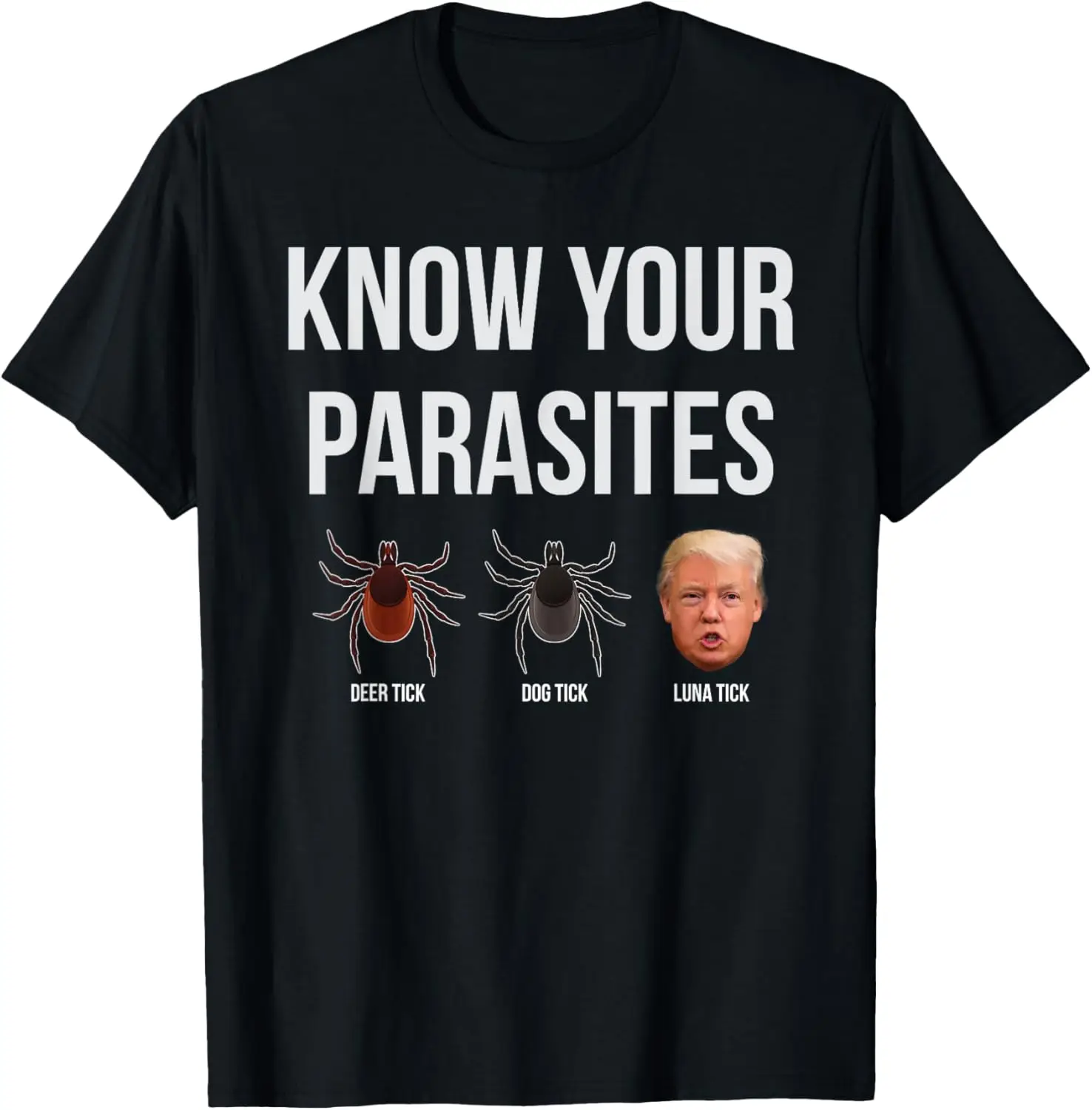 Know Your Parasites Dump President Trump Parasite Lunatic T-Shirt