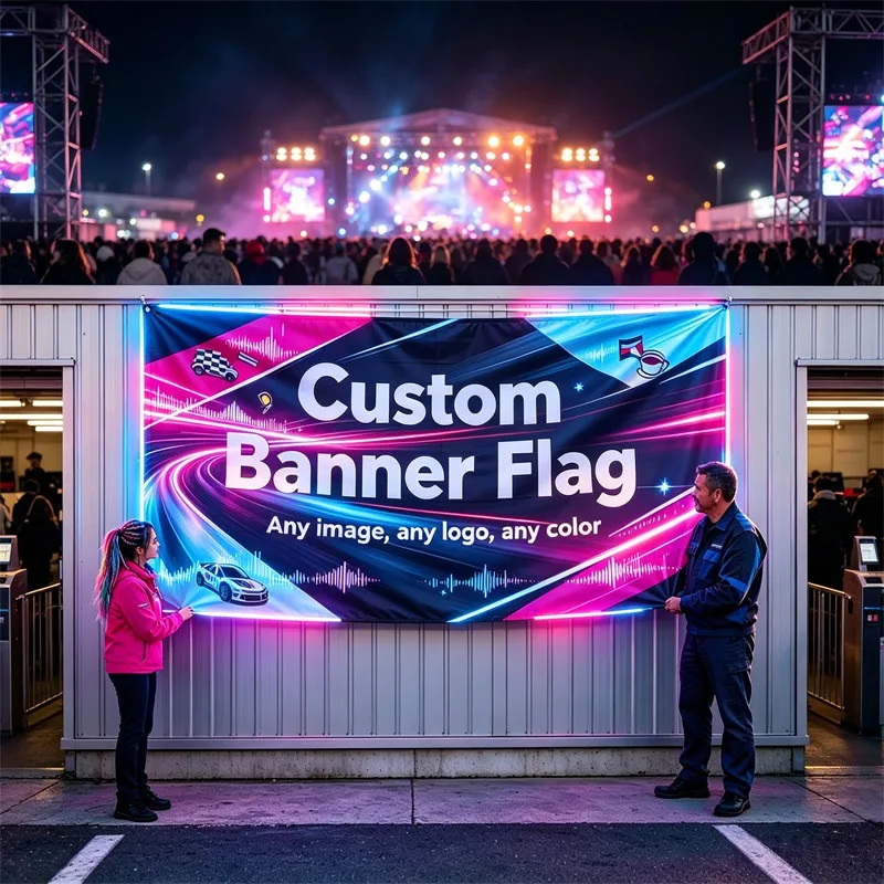 Custom Advertising Flags Valentine’s Day Mardi Gras Romantic Holiday Patterns Stand Streets Create Outstanding Publicity Effects