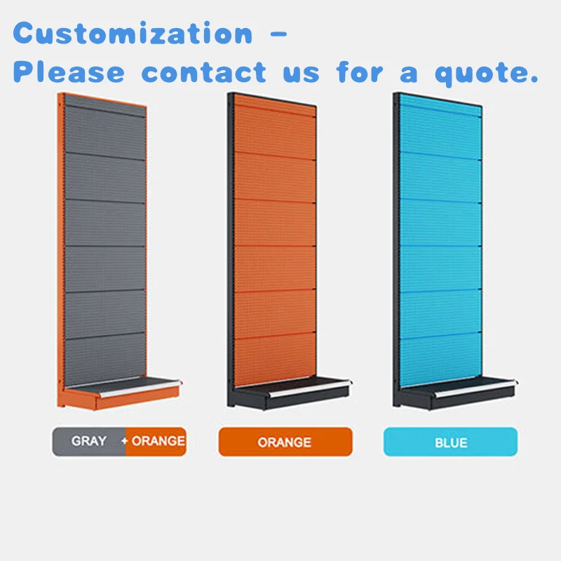 

custom.Kainice Customized Heavy Duty Hardware Store Floor Metal Pegboard Display Power Display Stand