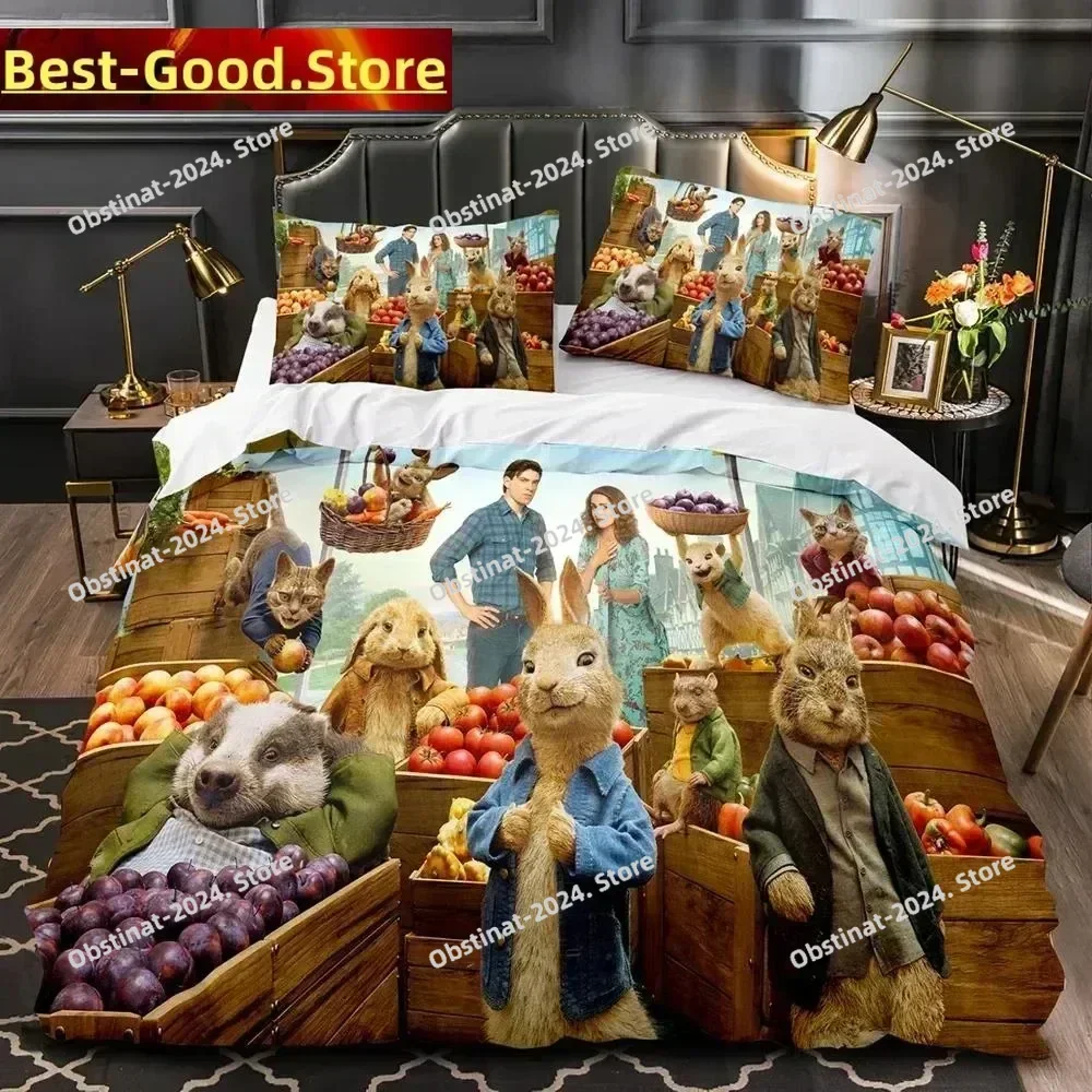 Peter The Rabbit World Australia Bedding Set Duvet Cover Full Queen King Size Pillowcase Bed Printed Bed Set Aldult Kid Bedroom