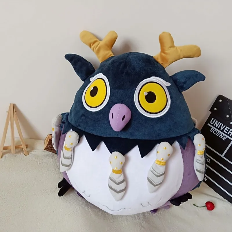 45cm WOW Moonkin Hatchling Plush Toys Cartoon Stuffed Animal The Alliance Horde Warcraft Anime Throw Pillow Room Decor Cos Props