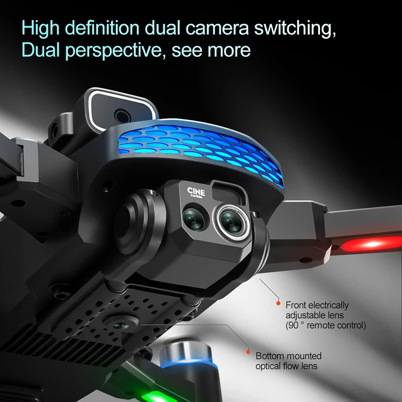 Xiaomi M6 Drone 8K HD Dual-Camera 5G WIFI FPV Brushless Motor Obstacle Avoidance With Screen Remote Control Four-Axis RC Drone