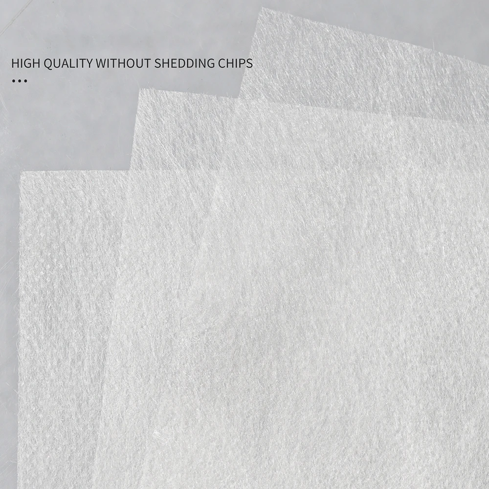 ผ้ากรองเครื่องดูดฝุ่นเล็บสีขาว 100 ชิ้น ผ้าฝ้ายดูดฝุ่นสำหรับเครื่องดูดฝุ่นเล็บแบบไม่ทอ