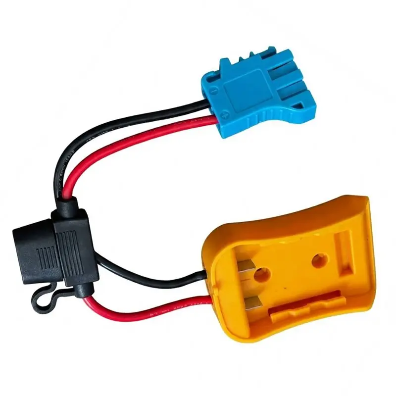 

【HOT ITEMS】For 18V 20V Battery Power Wheels DIY Adapter Wire Harness Connector With Fuse Holder For Peg-Perego Ride-On To