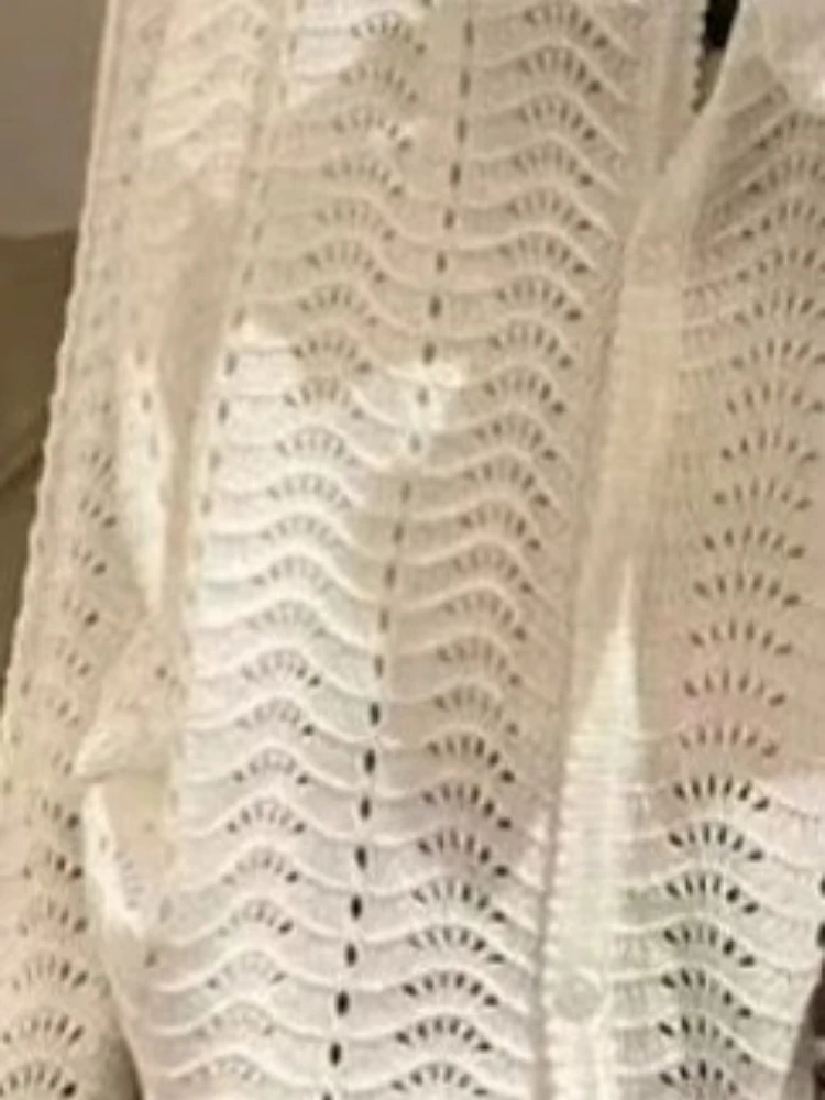 الملابس النسائية الصلبة الجوف خارج سترة الكورية المتضخم Sueter Mujer الخامس الرقبة واحدة الصدر الحياكة سترة شيك سحب فام #5