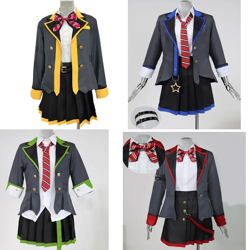 Anime Project Sekai Colourful Stage Feat Tenma Saki HOSHINO ICHIKA Cosplay Hinomori Shiho Mochizuki Honami Costume Women Outfits