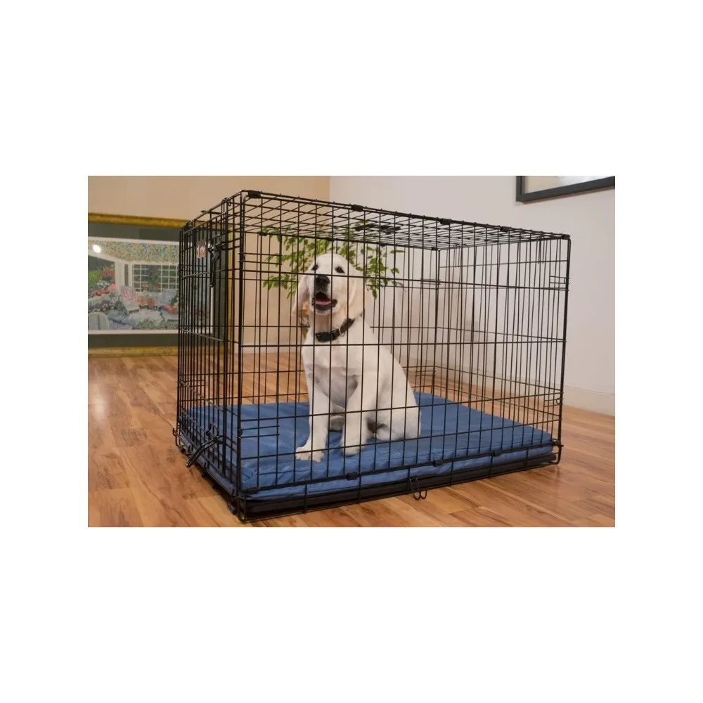 

Tough Rip-Stop Orthopedic Dog Crate Bed - Durable, Removable, and Washable Cover, Kennel Crate Pad Fits in Crate