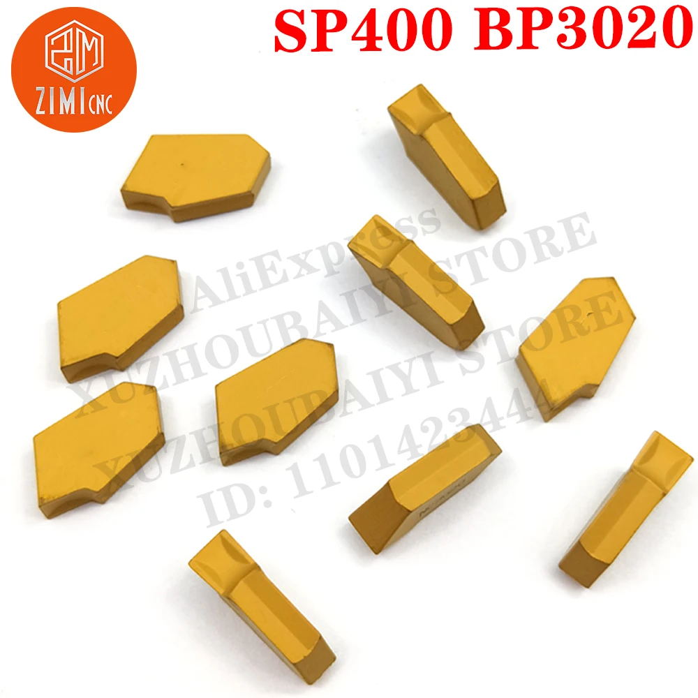 SP400 BP3020 SP400 CBN Parting grooving Inserts tools Carbide Inserts CNC metal Lathe mechanical Blade CNC tools cutting tools