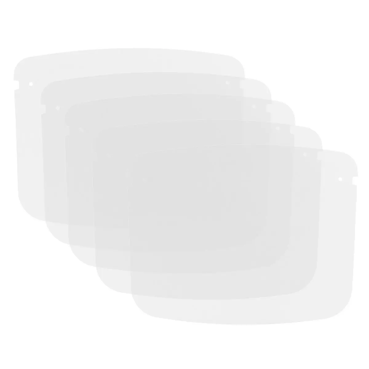 

5Pcs Protective Face Guard Transparent Cooking Oil Proof Facial Baffle Mask Lightweight Anti Droplet Splash Kitchen Use
