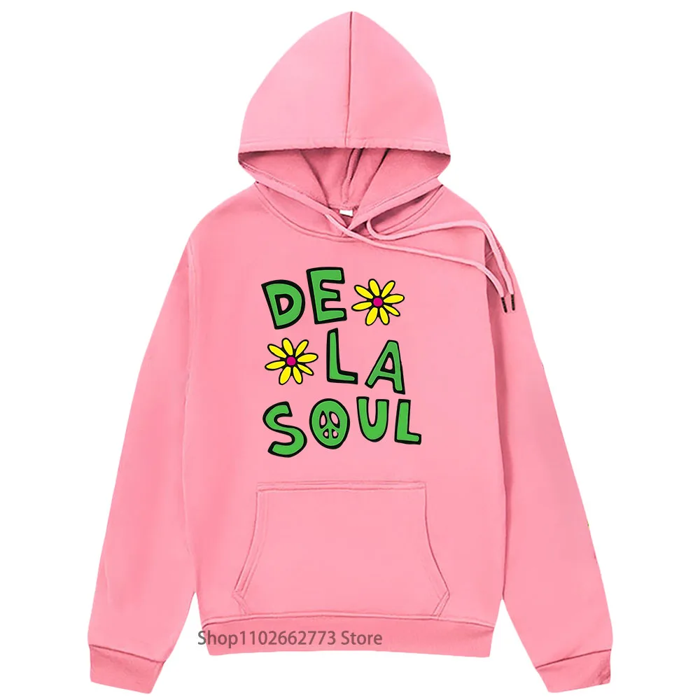 Beautiful Dela Hoodies  Anime De La Soul Sweatshirt Long Sleeve Autumn Winter Clothes Men/women Cute Manga Pullover Hight Street