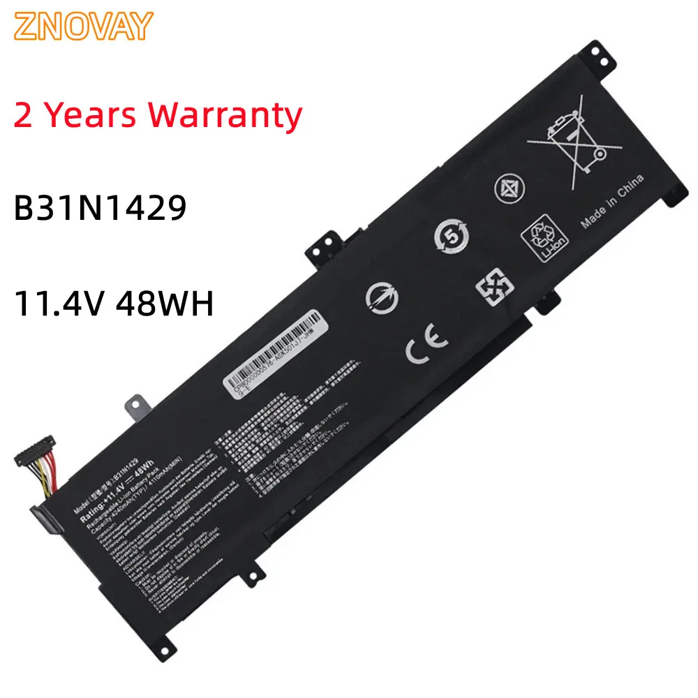 

ZNOVAY B31N1429 Laptop Battery For ASUS A501L A501LX A501L A501LB5200 K501U K501UX K501UB K501UW K501LB K501LX K501L 48Wh