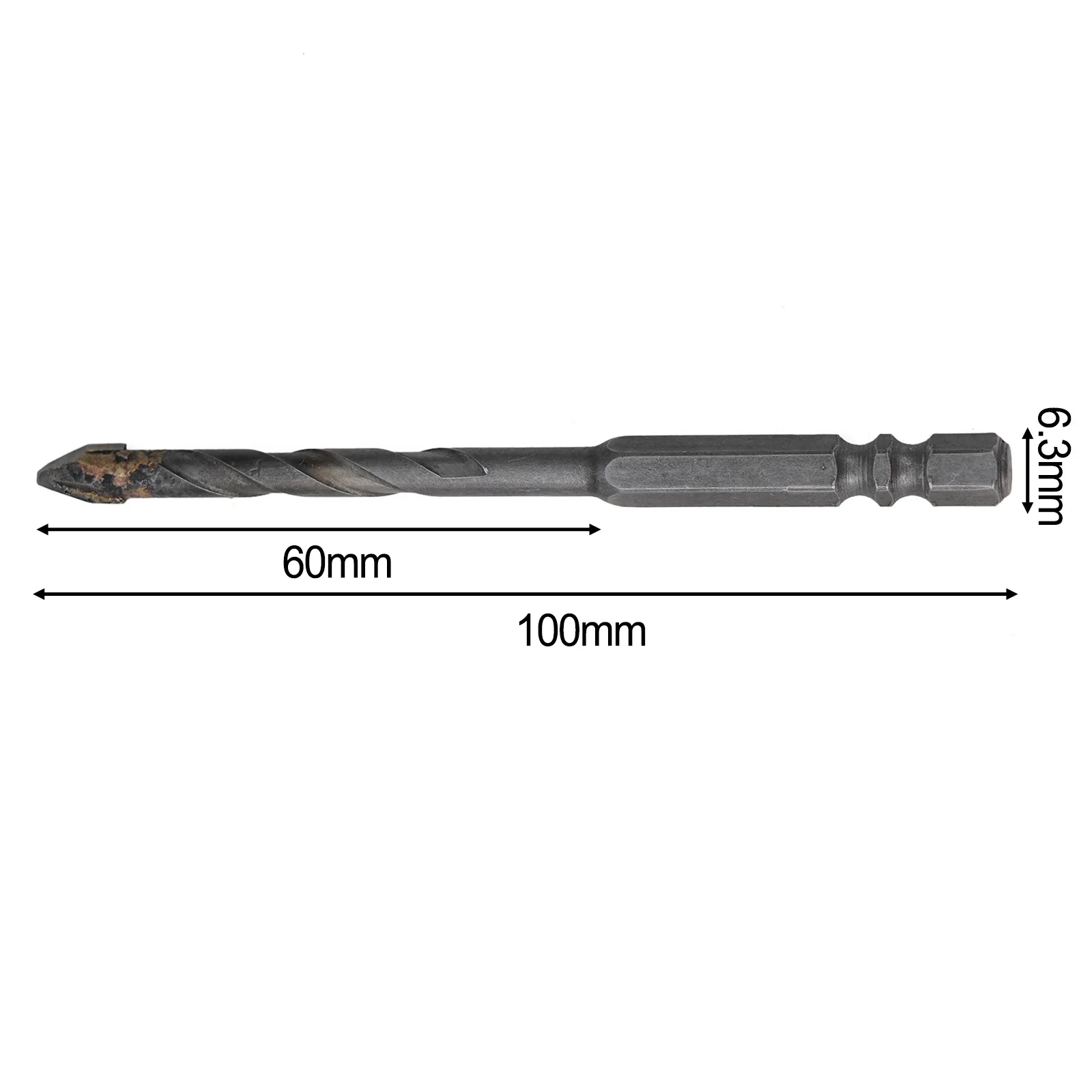 

6-12mm Multifunction Drill Bit Alloy Steel 1/4' Hex Eccentric Drill Crooked Head For Ceramic Tile Plastics Bricks Drilling Tool