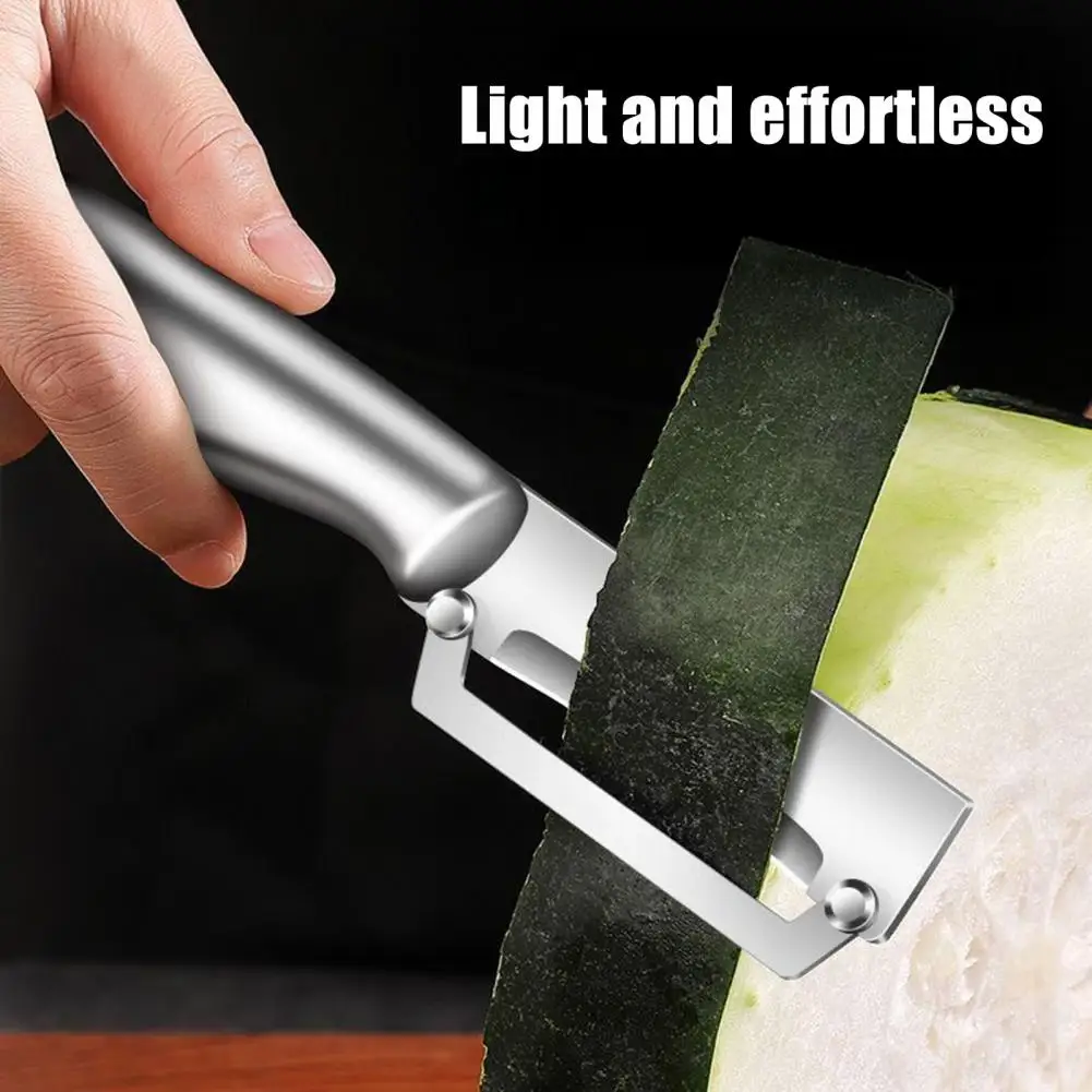 Fruits Vegetable Peeler Stainless Steel Blade Sugar Cane Peeler Rust-Resistant Dishwasher Safe Kitchen Tool For Peeling Gadget