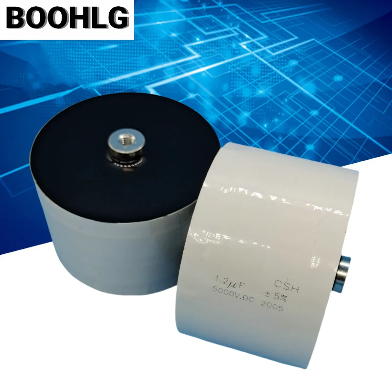 

1PCS high voltage, inductive, polarity-free film capacitor 1.2UF 125 5000V 5KV 83X50MM