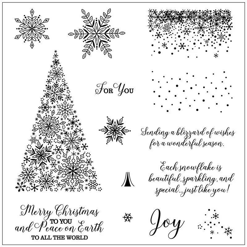 CustomBlessingTransparent Silicone Rubber Stamp and Metal Sheet Cling, DIY Scrapbooking, Cute Pattern, Photo Album Character