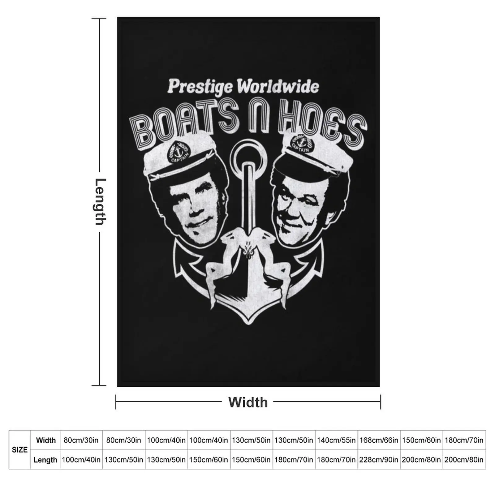 Step Brothers T-ShirtBoats N Hoes Step Brothers Throw Blanket couch cozy soft plush fuzzy picnic outdoor blanket