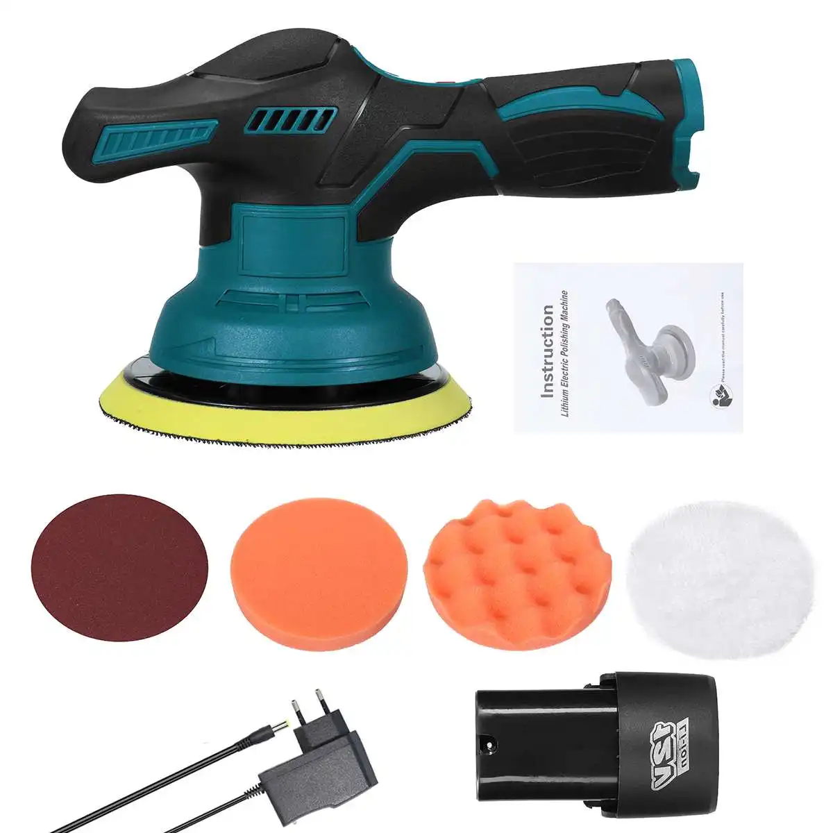 

12V Cordless Car Polisher Brushless 8 Gears Variable Speed Electric Polisher Automobile Car Polishing Sealing Glaze Machine