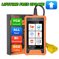 LAUNCH X431 Elite Car Full System Diagnostic Tools Auto OBD OBD2 Scanner Active Test ECU Coding Multilingual Free Update Online