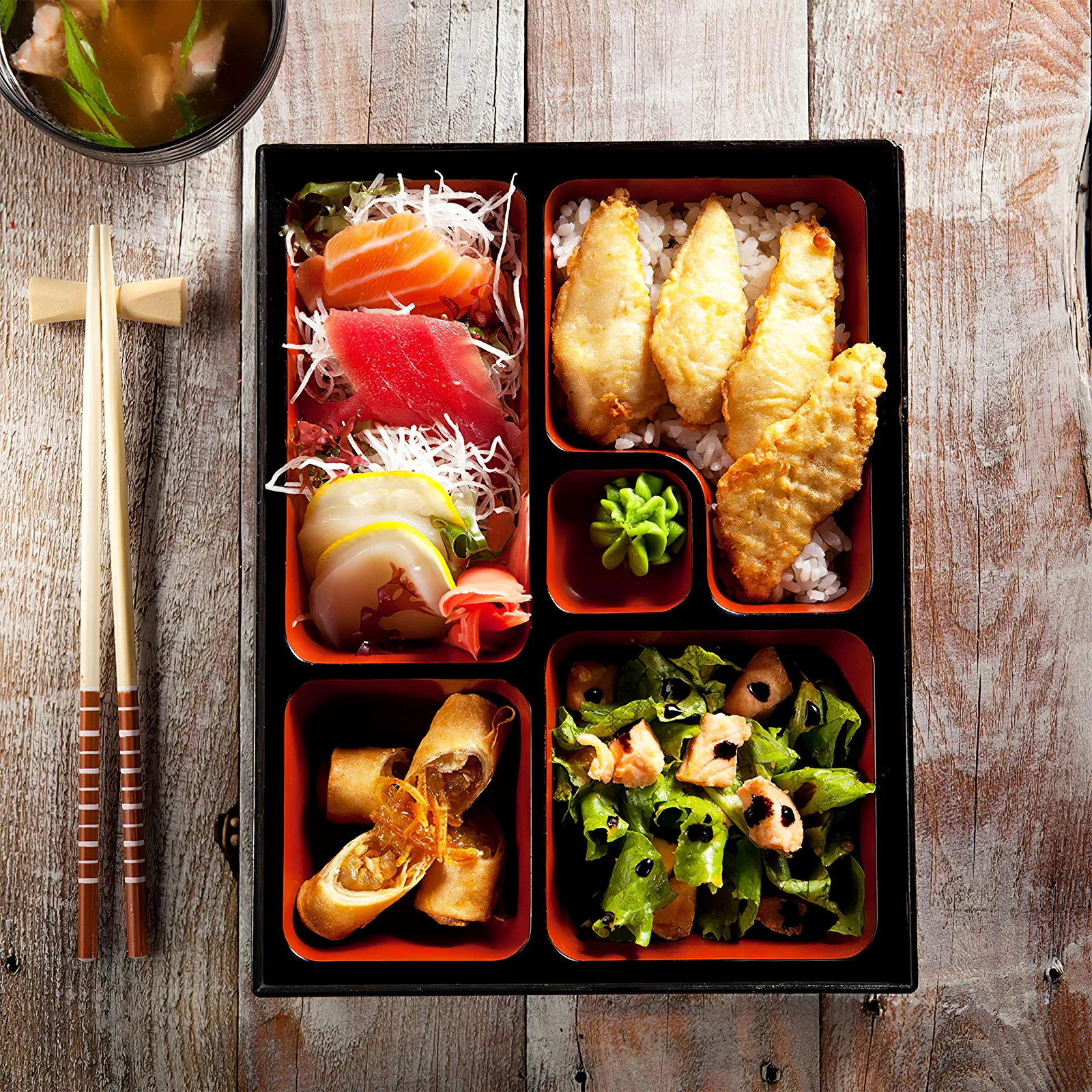 

1 pc Lunch Grids Odorless Reusable Meal Prep Containers School Office Travel Food Storage Sushi Container