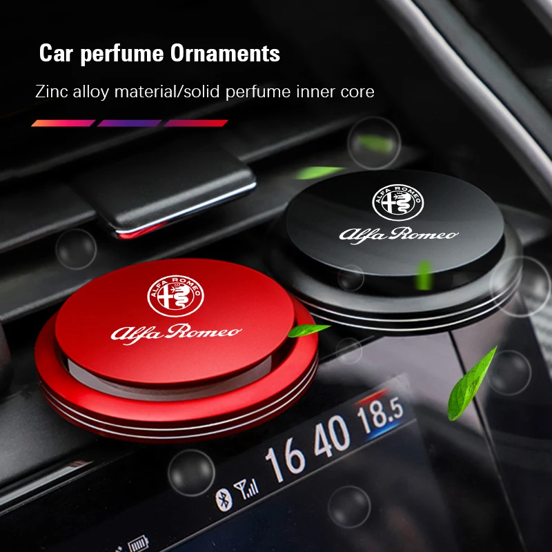 Car Laser Emblem Perfume Fragrance Ornaments Auto Interior Accessories For Alfa Romeo Giulia Stelvio Giulietta 156 159 147 Mito