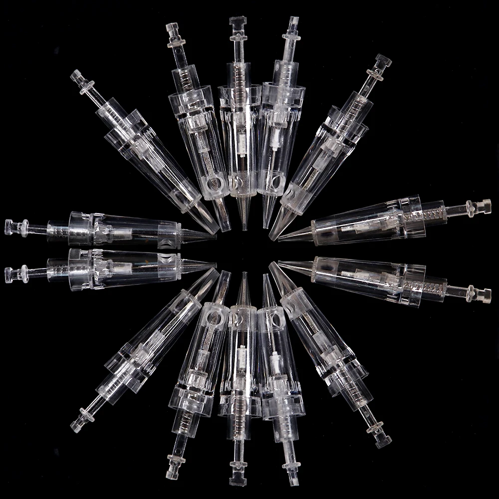 

50/100Pcs Tattoo Needle Cartridge Microneedling Bayonet R1 R2 R3 R5 R7 Needle For Permanent Makeup Eyebrow Lip Eyeliner Machine