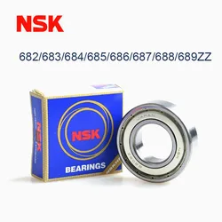 10pcs JAPAN NSK bearing deep grove ball bearing NSK 682 683 684 685 686 687 688 689ZZ Miniature Bearing