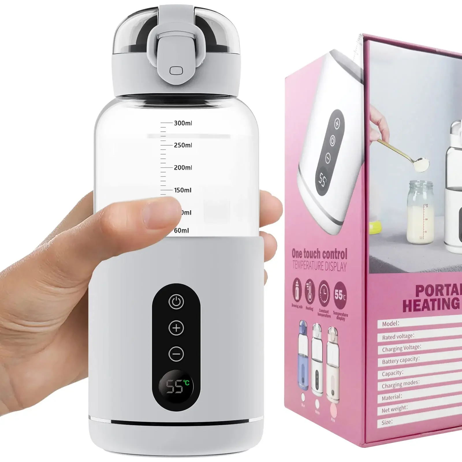 

Multi-Function Portable Baby Milk Bottle Warmer Bottle Warmer Milk Electric Bottle Warmer With Sterilizer Lid