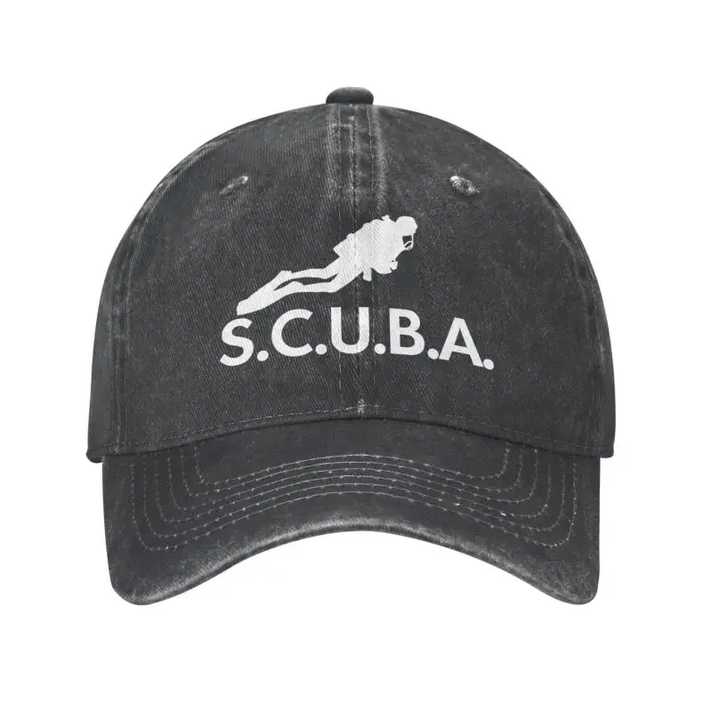 Cool Cotton S.C.U.B.A. Baseball Cap Men Women Custom Adjustable Unisex Scuba Diving Dad Hat Summer