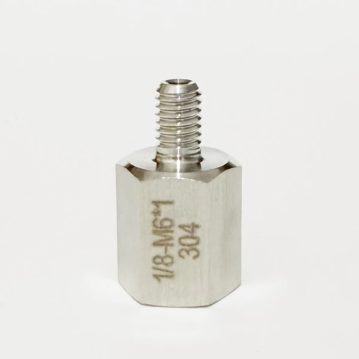 1/8" BSPP Female To M6 M8 M16 M20 1/8" 1/4" 3/8" 1/2" NPT BSP Male 304 Stainless Steel High Pressure Pipe Fitting Connector - view 2